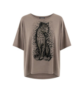 Dámske tričko s leopardom...